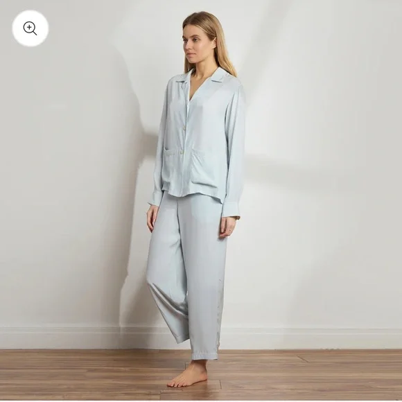 The Sleep Code silk pj set - Picture 3 of 4
